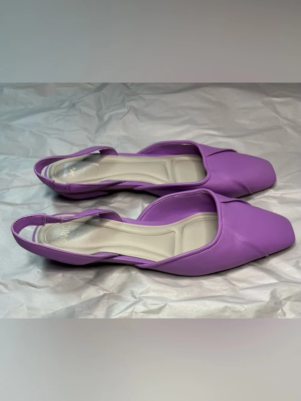 Franco Sarto Debbie Slingback Flats in Lilac Size 7